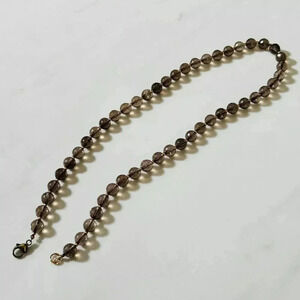 Estate Smoky Brown Quartz Crystal Style Bead Necklace The Jewelers at Macy's